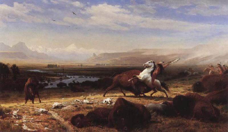 Albert Bierstadt The last Mossback oil painting image